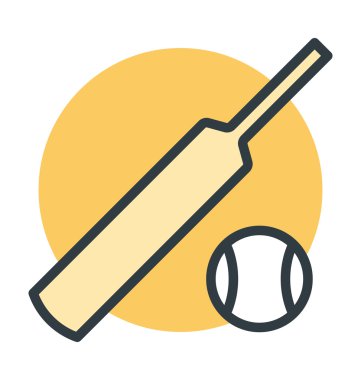 Kriket vektör simgesi