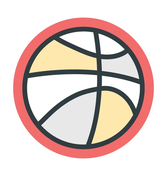 Icône vectorielle de basket-ball — Image vectorielle