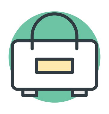 Spor çanta vektör simgesi