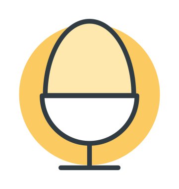 Yumurta Kupası vektör simgesi