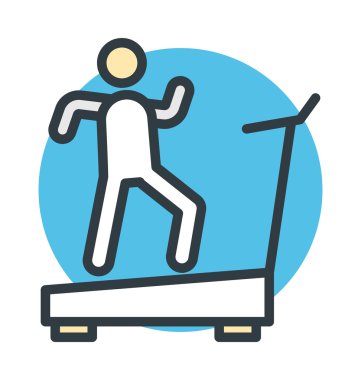 Koşu bandı vektör simgesi