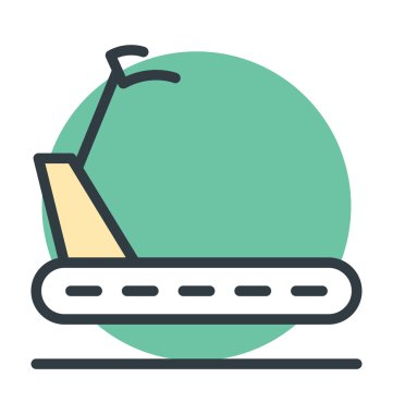 Koşu bandı vektör simgesi