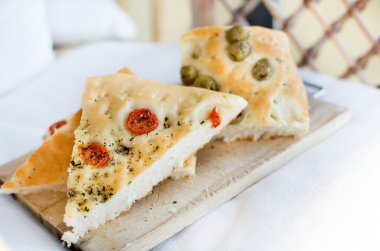 Gözleme İtalya focaccia domates zeytin İtalyanca fırında fırın düz