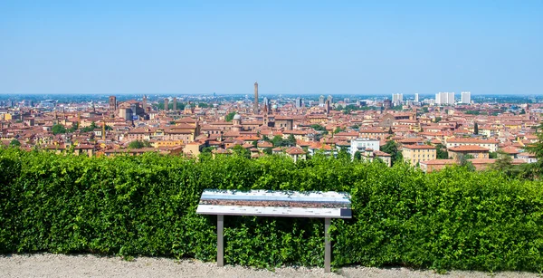Etrafı gezeyim emilia Romagna bölgesindeki Bologna tur havadan görünümü — Stok fotoğraf