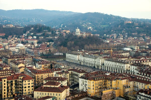 Luftbild turin italien vittorio veneto monte cappuccini santa m — Stockfoto