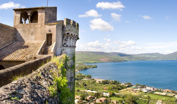 Bracciano burg see rom ausgang reisen italien — Stockfoto