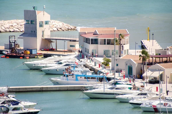 Porto turistico rodi garganico Włochy Apulii — Zdjęcie stockowe