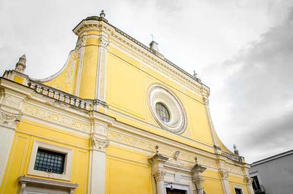 San Severo sarı katedral kilise foggia eyaletinde Barok archi — Stok fotoğraf