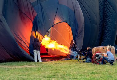 sıcak hava balon brülör şişirme