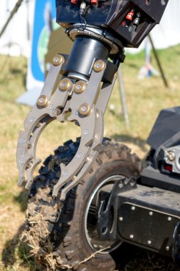 Ferrara, İtalya 16 Eylül 2016 - bir bomba mekanik kol