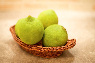 olgunlaşmamış limon - meyve natürmort