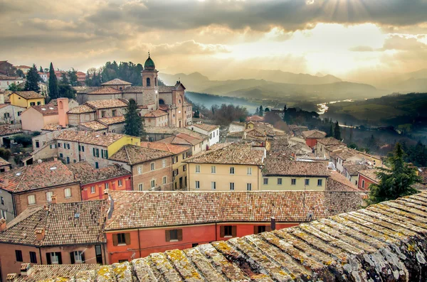 Verucchio - Rimini - Emília Romanha - Itália Viagens — Fotografia de Stock