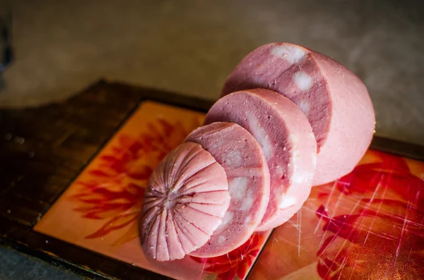 Salsicce - Mortadella tradizionale ) — Foto Stock