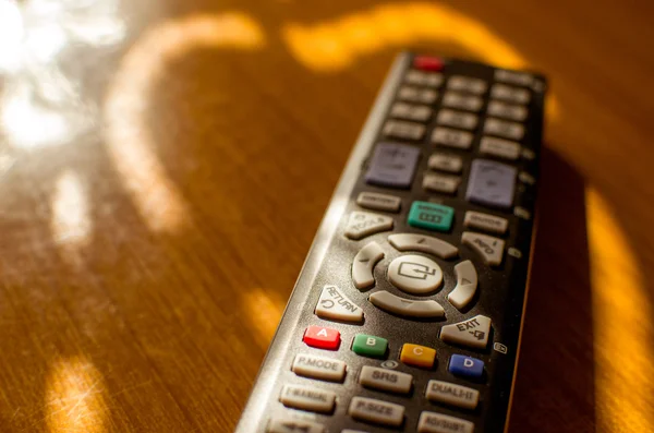 TV remote närbild — Stockfoto