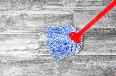 wipe floor mop -  chores housekeeping - mopping