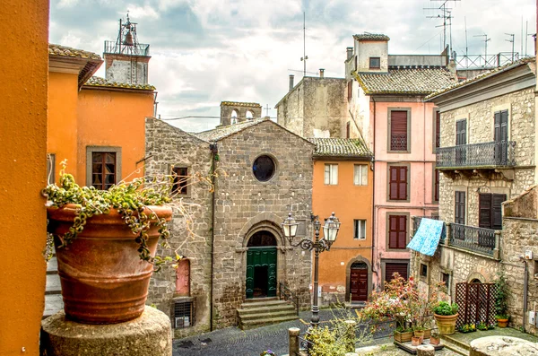 Viterbo - Lazio - Montefiascone - cestování Itálie — Stock fotografie