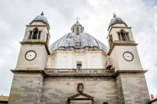 Монтефиасконе - церковь Санта-Маргерита - Лампедуза - Италия — стоковое фото