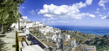 Monte Sant Angelo - panorama Adriyatik Denizi - Gargano - Puglia