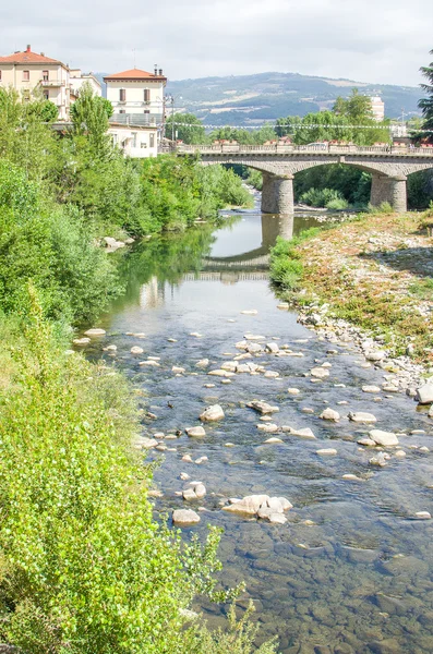 波雷塔泰温泉-雷诺河桥-博洛尼亚 — 图库照片