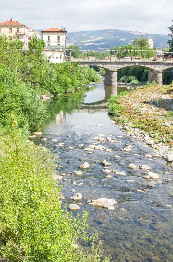 Porretta Terme - Reno river bridge  - bologna