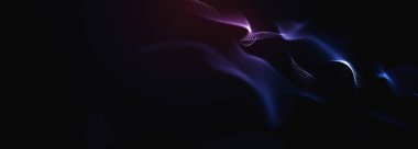 Soyut parçacık fraktal arkaplan, yüksek teknoloji ve büyük veri arkaplanı