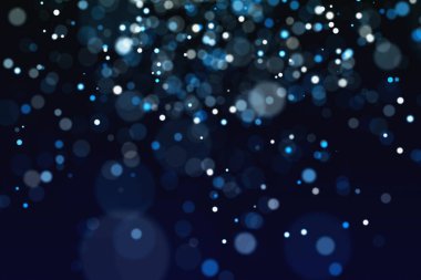 Bokeh Soyut Parlak Işık ve Işıltı ile de odaklanmış. Pırıl pırıl ışık arka plan, Altın, Beyaz, Mavi Bokeh parıltılı arka plan. Bokeh ışık efekti yaratıcı arkaplan.