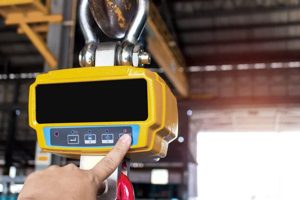 Industrial digital scales use weight check in factory and overhead crane