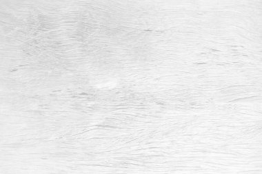 Arkaplan dokusu ve kopyalama alanı için yüzeyde çatlak ve doğa kaba deseni olan beyaz ahşap