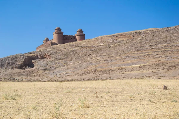 Castelo Calahorra Uma Colina Cercada Pela Planície Estepe Altiplano — Fotografia de Stock