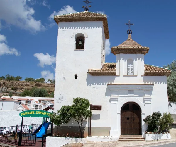 Ermita Santa Cruz Murtas Junto Parque Infantil Con Columpios Cementerio —  Fotos de Stock