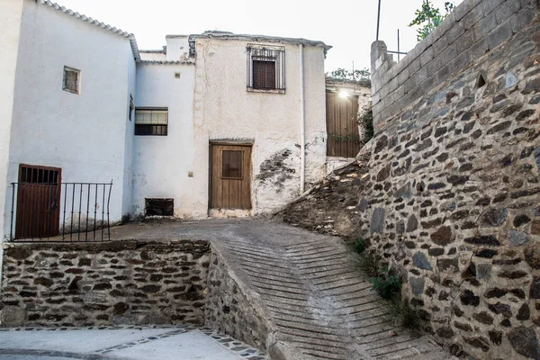 Casas Pueblo Mairena Alpujarra Las Que Accede Por Una Rampa —  Fotos de Stock