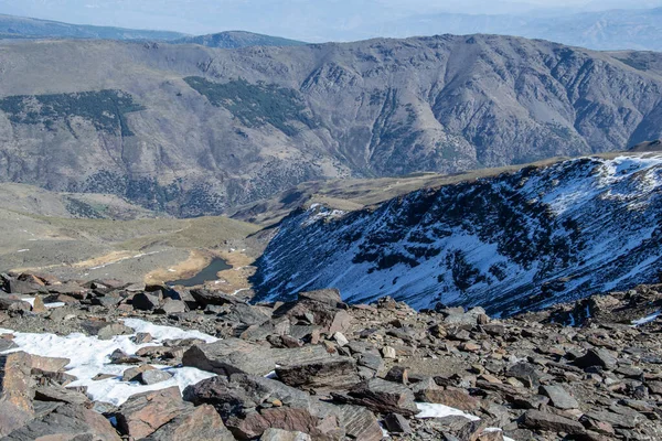 Vista Dalla Cima Mulhacen Sette Lagune — Foto Stock