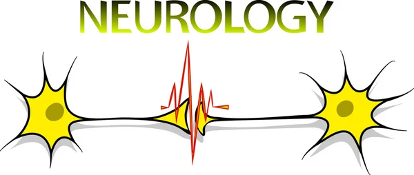 Неврологический логотип — стоковый вектор