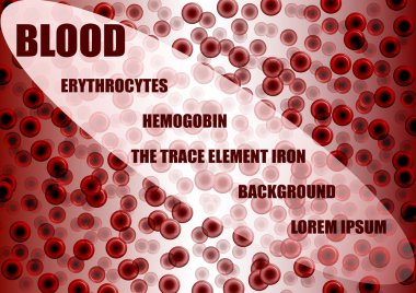 Kan, erithrocytes, arka plan