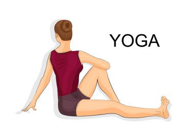 Yoga yapan kadın