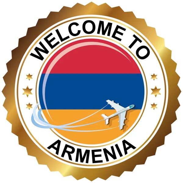 Bienvenido a ARMENIA — Vector de stock
