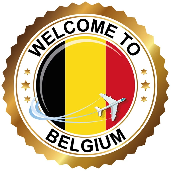 Witamy Belgia — Wektor stockowy