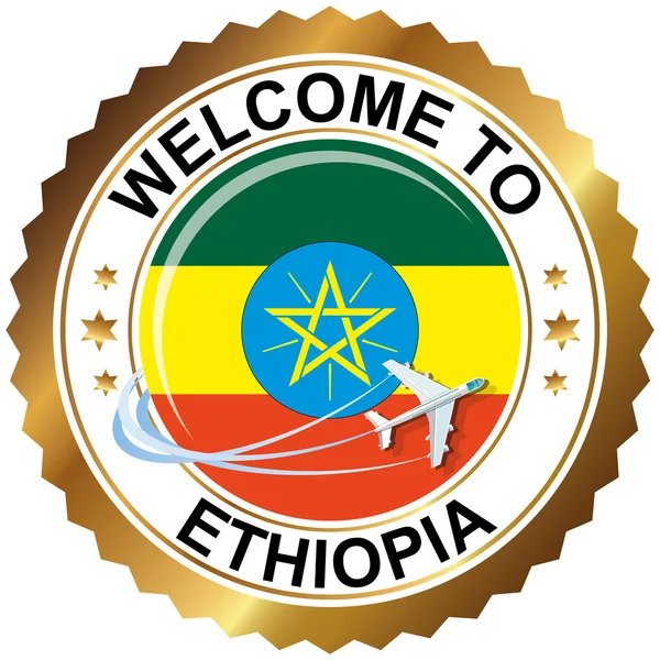 Welkom in Ethiopië — Stockvector