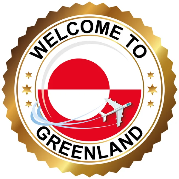 Добро пожаловать в GREENLAND — стоковый вектор