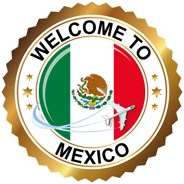 Bienvenido a México — Vector de stock