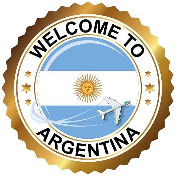 Arjantin'e Hoşgeldiniz Vektör Grafikler