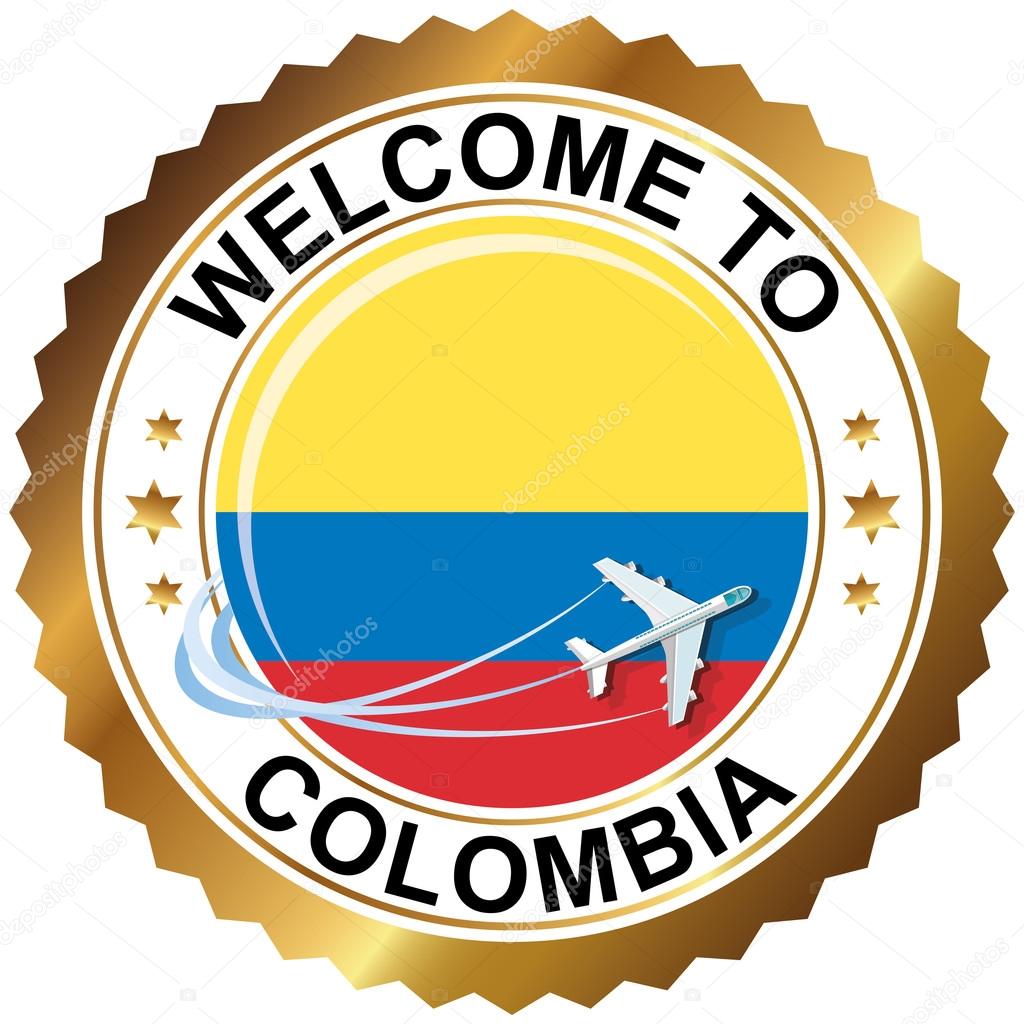 Bienvenido a Colombia — Vector de stock © Sapphire7777 #81248676