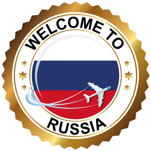 Bem-vindo à Rússia —  Vetores de Stock