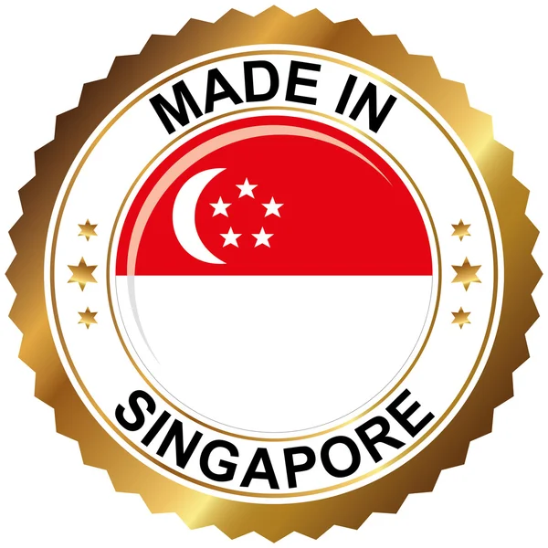 Made in Singapore — Stock Vector