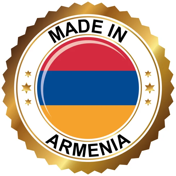 Dibuat di armenia - Stok Vektor