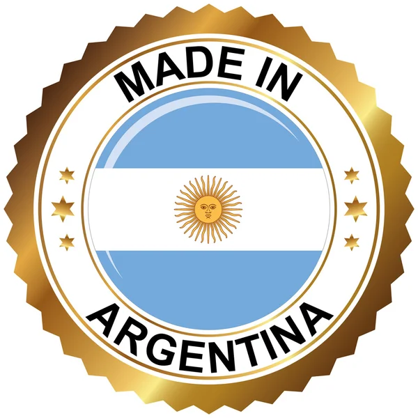 Fabricado na argentina —  Vetores de Stock