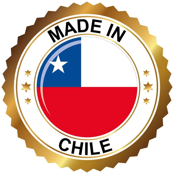 Fabriqué au Chili — Image vectorielle