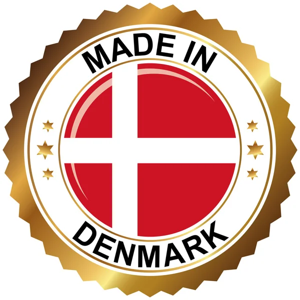 Made in Denmark — Stockový vektor