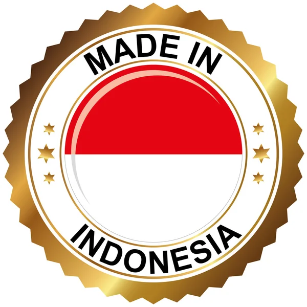 Made in Indonesia — Stock Vector