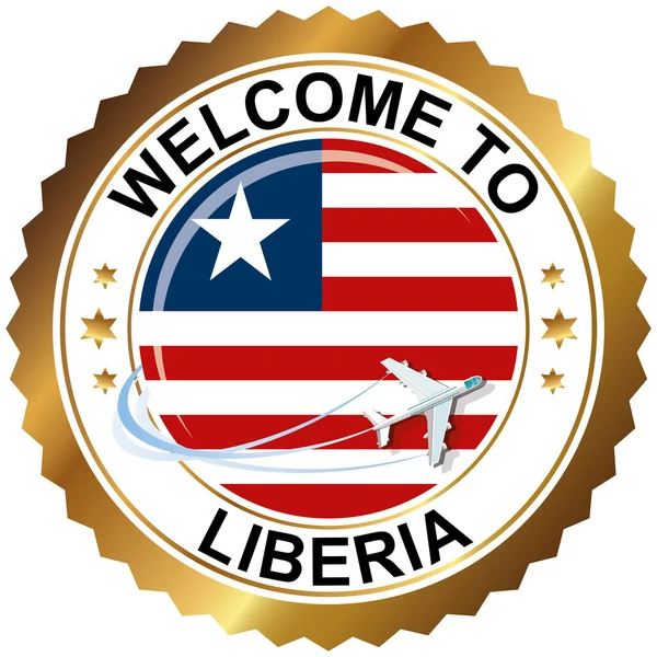 Welcome to Liberia — Stock Vector